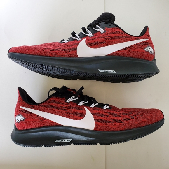 New Nike Air Zoom Pegasus 36 Arkansas Razorbacks 9 - Picture 3 of 8